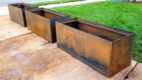 personalized metal flower box|indoor metal planter boxes.